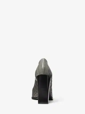 Michael Kors Collection Jeanne Crocodile Embossed Leather Pump | Thumbnail 3 Michael Kors Collection Jeanne Crocodile Embossed Leather Pump | Thumbnail 3