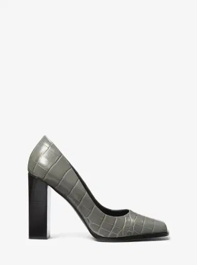 Michael Kors Collection Jeanne Crocodile Embossed Leather Pump | Thumbnail 7 Michael Kors Collection Jeanne Crocodile Embossed Leather Pump | Thumbnail 7