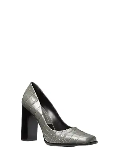 Michael Kors Collection Jeanne Crocodile Embossed Leather Pump | Thumbnail 1 Michael Kors Collection Jeanne Crocodile Embossed Leather Pump | Thumbnail 1