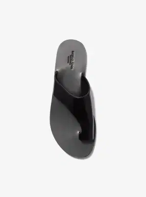 Michael Kors Collection Nettuno Leather Thong Sandal | Thumbnail 4 Michael Kors Collection Nettuno Leather Thong Sandal | Thumbnail 4