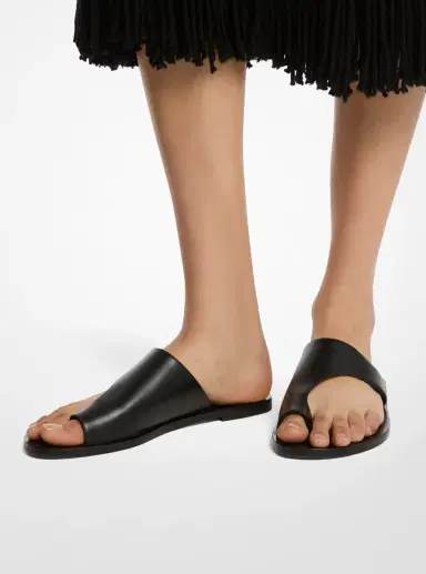 Michael Kors Collection Nettuno Leather Thong Sandal | Thumbnail 7 Michael Kors Collection Nettuno Leather Thong Sandal | Thumbnail 7