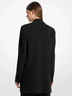 Michael Kors Collection Wool Serge Boyfriend Blazer | Thumbnail 3 Michael Kors Collection Wool Serge Boyfriend Blazer | Thumbnail 3