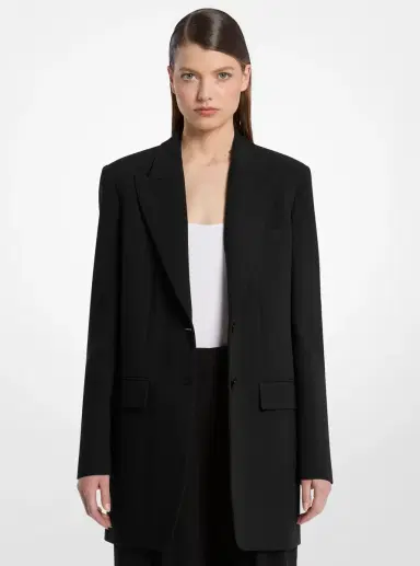 Michael Kors Collection Wool Serge Boyfriend Blazer | Thumbnail 5 Michael Kors Collection Wool Serge Boyfriend Blazer | Thumbnail 5