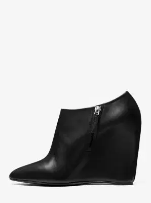 Michael Kors Collection Kasia Leather Wedge Ankle Boot | Thumbnail 3 Michael Kors Collection Kasia Leather Wedge Ankle Boot | Thumbnail 3