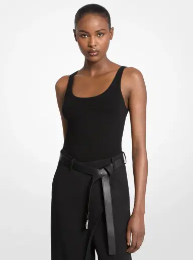 Michael Kors Collection Stretch Cashmere Bodysuit | Thumbnail 5 Michael Kors Collection Stretch Cashmere Bodysuit | Thumbnail 5
