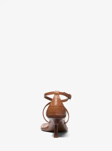 Michael Kors Collection Anna Crocodile Embossed Leather Sandal | Thumbnail 11 Michael Kors Collection Anna Crocodile Embossed Leather Sandal | Thumbnail 11