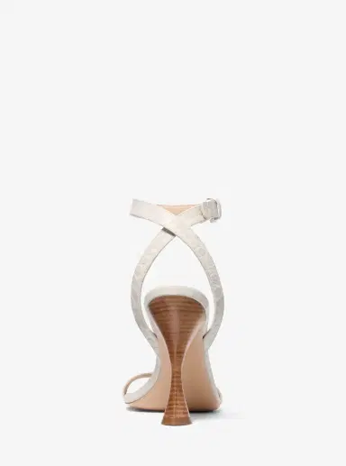 Michael Kors Collection Bianca Crocodile Embossed Leather Sandal | Thumbnail 7 Michael Kors Collection Bianca Crocodile Embossed Leather Sandal | Thumbnail 7