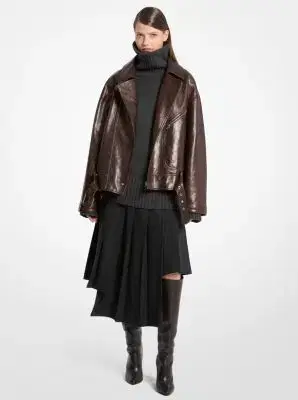 Michael Kors Collection Jodi Leather Tall Boot | Thumbnail 2 Michael Kors Collection Jodi Leather Tall Boot | Thumbnail 2