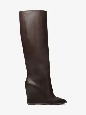 Michael Kors Collection Jodi Leather Tall Boot | Thumbnail 4 Michael Kors Collection Jodi Leather Tall Boot | Thumbnail 4