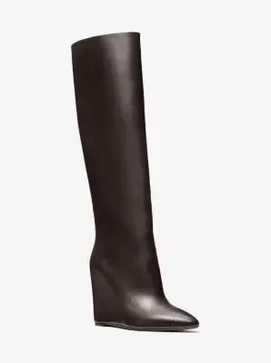 Michael Kors Collection Jodi Leather Tall Boot | Thumbnail 5 Michael Kors Collection Jodi Leather Tall Boot | Thumbnail 5