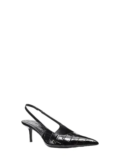 Michael Kors Collection Emma Crocodile Embossed Leather Slingback Pump | Thumbnail 1 Michael Kors Collection Emma Crocodile Embossed Leather Slingback Pump | Thumbnail 1