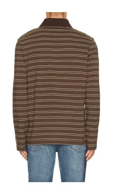 A.P.C. Long Sleeve Stripe Polo | Thumbnail 2 A.P.C. Long Sleeve Stripe Polo | Thumbnail 2