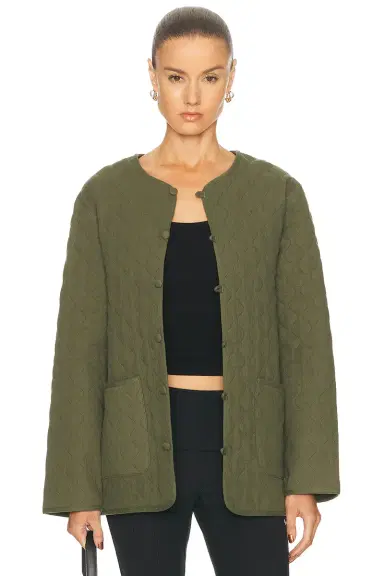 DONNI. The Quilted Loop Jacket | Thumbnail 1 DONNI. The Quilted Loop Jacket | Thumbnail 1
