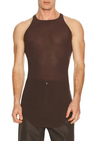 Rick Owens Basic Rib Tank | Thumbnail 1 Rick Owens Basic Rib Tank | Thumbnail 1