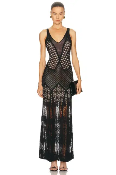 Blumarine Sleeveless Dress | Thumbnail 1 Blumarine Sleeveless Dress | Thumbnail 1