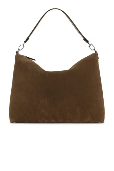 TOTEME Medium Bevel Cord Suede Bag | Thumbnail 1 TOTEME Medium Bevel Cord Suede Bag | Thumbnail 1
