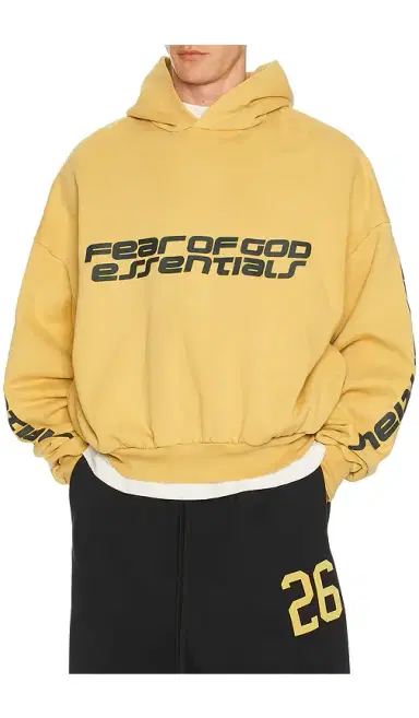 Fear of God Essentials Cropped Relaxed Hoodie | Thumbnail 1 Fear of God Essentials Cropped Relaxed Hoodie | Thumbnail 1
