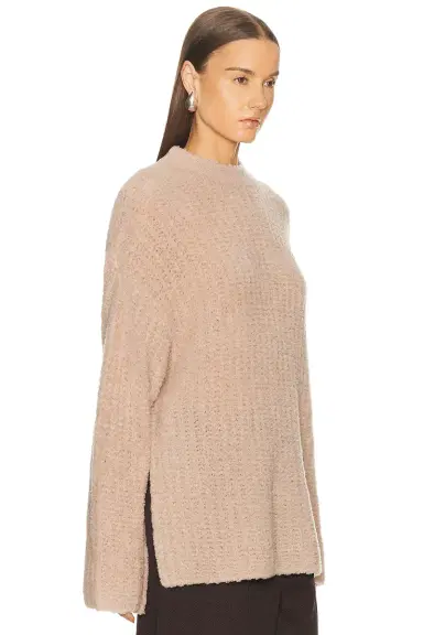 Lapointe Plush Boucle Oversized Crewneck Sweater | Thumbnail 2 Lapointe Plush Boucle Oversized Crewneck Sweater | Thumbnail 2