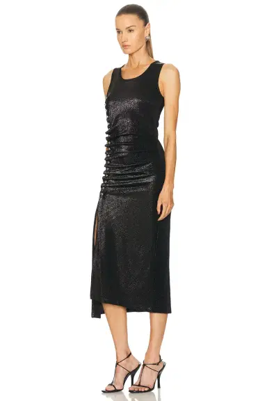 Rabanne Lurex Jersey Dress | Thumbnail 3 Rabanne Lurex Jersey Dress | Thumbnail 3