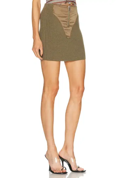 Jean Paul Gaultier Satin Cut Out Mini Skirt | Thumbnail 2 Jean Paul Gaultier Satin Cut Out Mini Skirt | Thumbnail 2