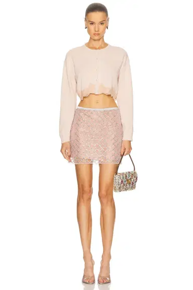 Fleur du Mal Embellished Mini Skirt | Thumbnail 5 Fleur du Mal Embellished Mini Skirt | Thumbnail 5