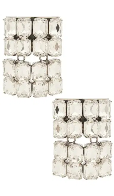 AREA Crystal Pave Earrings | Thumbnail 1 AREA Crystal Pave Earrings | Thumbnail 1