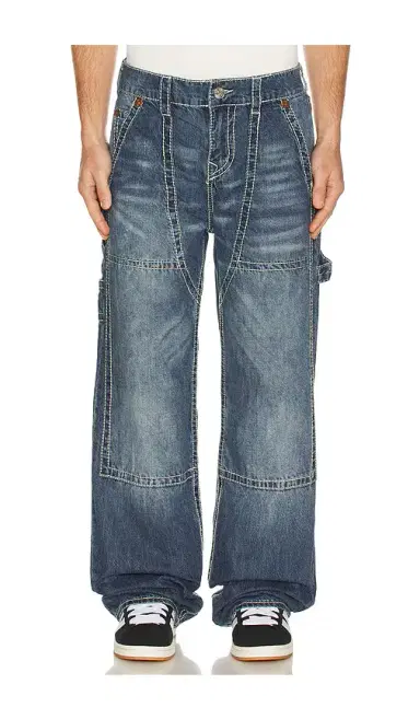 True Religion Vinny Ultra Baggy Carpenter Big T Denim Pant | Thumbnail 1 True Religion Vinny Ultra Baggy Carpenter Big T Denim Pant | Thumbnail 1