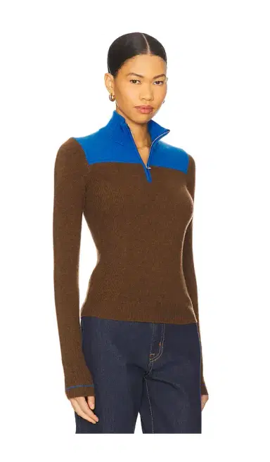 Guest In Residence Alpine Half Zip Sweater | Thumbnail 2 Guest In Residence Alpine Half Zip Sweater | Thumbnail 2