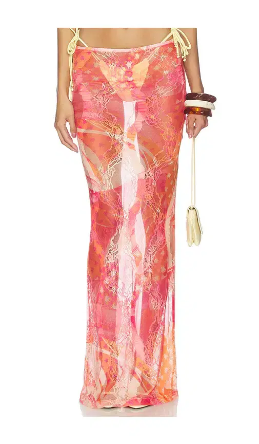 Toronja Salpicon Lace Long Skirt Toronja Salpicon Lace Long Skirt