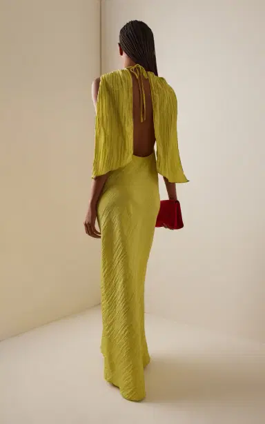 ILA THE BRAND Exclusive Selora Plissé Maxi Dress | Thumbnail 4 ILA THE BRAND Exclusive Selora Plissé Maxi Dress | Thumbnail 4