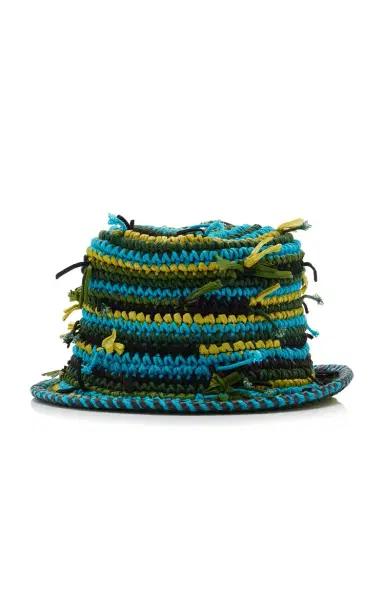 STAUD Meyers Crocheted Cotton Bucket Hat | Thumbnail 3 STAUD Meyers Crocheted Cotton Bucket Hat | Thumbnail 3