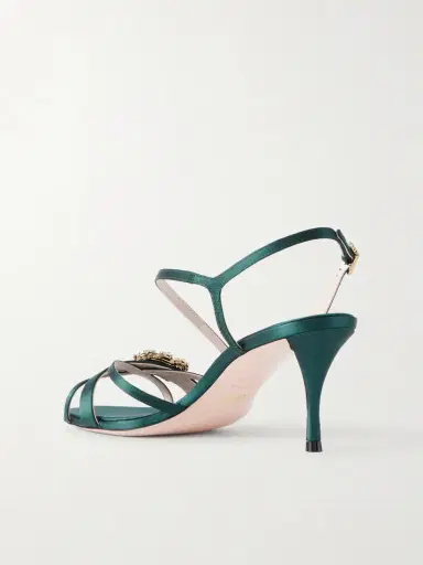 Roger Vivier Efflorescence 65 Crystal-embellished Satin Sandals | Thumbnail 3 Roger Vivier Efflorescence 65 Crystal-embellished Satin Sandals | Thumbnail 3