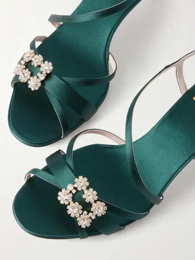 Roger Vivier Efflorescence 65 Crystal-embellished Satin Sandals | Thumbnail 5 Roger Vivier Efflorescence 65 Crystal-embellished Satin Sandals | Thumbnail 5