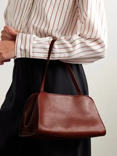 The Row Peggy Leather Clutch | Thumbnail 2 The Row Peggy Leather Clutch | Thumbnail 2