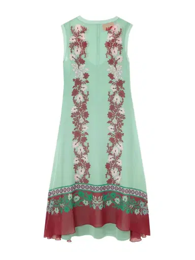 La DoubleJ Maria Printed Silk Midi Dress | Thumbnail 1 La DoubleJ Maria Printed Silk Midi Dress | Thumbnail 1