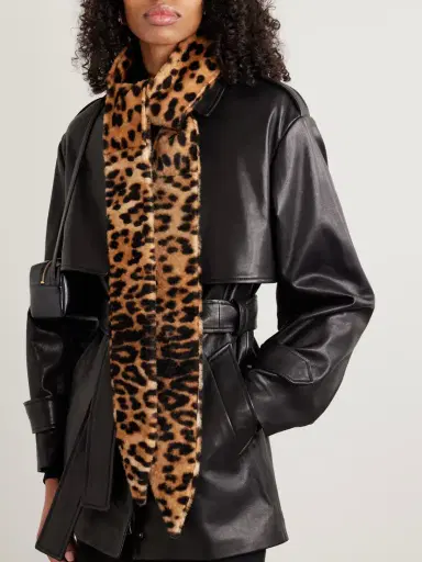 Nour Hammour Sash Leopard-print Shearling Belt | Thumbnail 2 Nour Hammour Sash Leopard-print Shearling Belt | Thumbnail 2