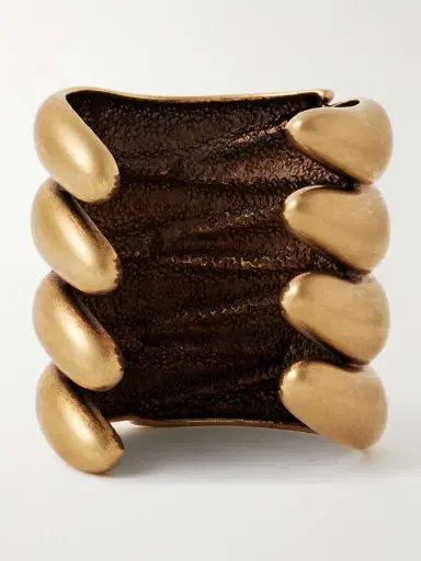 Khaite Cyclone Gold-plated Cuff | Thumbnail 3 Khaite Cyclone Gold-plated Cuff | Thumbnail 3