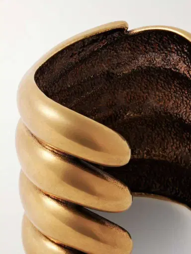 Khaite Cyclone Gold-plated Cuff | Thumbnail 4 Khaite Cyclone Gold-plated Cuff | Thumbnail 4