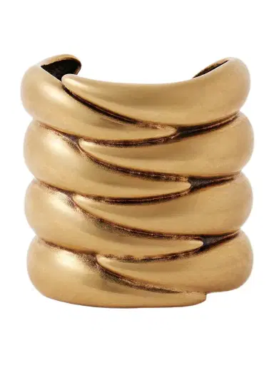 Khaite Cyclone Gold-plated Cuff | Thumbnail 1 Khaite Cyclone Gold-plated Cuff | Thumbnail 1