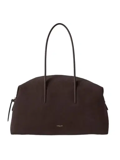 DeMellier The Stockholm Large Leather-trimmed Suede Tote | Thumbnail 1 DeMellier The Stockholm Large Leather-trimmed Suede Tote | Thumbnail 1
