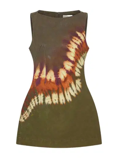 ALÉMAIS Marilyn Tie-dye Denim Mini Dress | Thumbnail 1 ALÉMAIS Marilyn Tie-dye Denim Mini Dress | Thumbnail 1