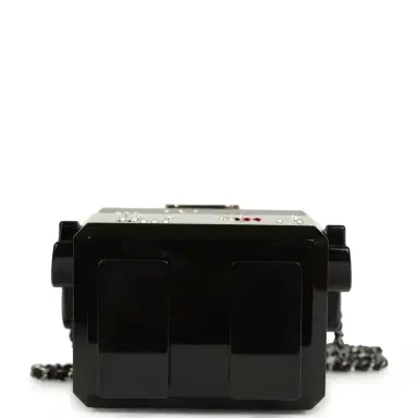 Chanel Pre-owned Chanel Limited Edition Robot Minaudière Bag Black Plexiglass and Crystals Ruthenium Hardware | Thumbnail 6 Chanel Pre-owned Chanel Limited Edition Robot Minaudière Bag Black Plexiglass and Crystals Ruthenium Hardware | Thumbnail 6