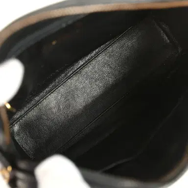 Chanel Vintage Chanel Mini Diagonal Quilted Camera Bag Black Caviar Gold Hardware | Thumbnail 8 Chanel Vintage Chanel Mini Diagonal Quilted Camera Bag Black Caviar Gold Hardware | Thumbnail 8