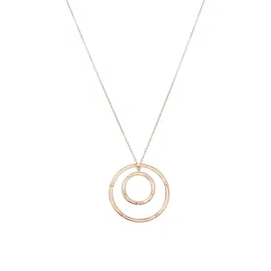 Damiani Damiani D. Side 18K Rose Gold Diamond Pendant Necklace by The Solist | Thumbnail 1 Damiani Damiani D. Side 18K Rose Gold Diamond Pendant Necklace by The Solist | Thumbnail 1