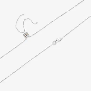 Damiani Damiani 18K White Gold & 18K Rose Gold Diamond Necklace by The Solist | Thumbnail 3 Damiani Damiani 18K White Gold & 18K Rose Gold Diamond Necklace by The Solist | Thumbnail 3