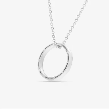 Damiani Damiani D. Side 18K Whıte Gold Diamond Pendant Necklace by The Solist | Thumbnail 2 Damiani Damiani D. Side 18K Whıte Gold Diamond Pendant Necklace by The Solist | Thumbnail 2