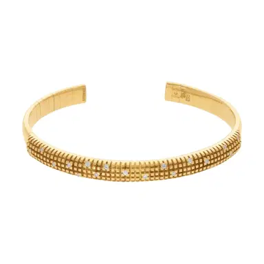 Damiani Damiani 18K Yellow Gold Diamond Bangle Bracelet by The Solist | Thumbnail 1 Damiani Damiani 18K Yellow Gold Diamond Bangle Bracelet by The Solist | Thumbnail 1