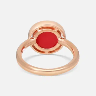 Damiani Damiani D. Side 18K Rose Gold Diamond & Carnelian Statement Band Ring Sz. 6.25 by The Solist | Thumbnail 3 Damiani Damiani D. Side 18K Rose Gold Diamond & Carnelian Statement Band Ring Sz. 6.25 by The Solist | Thumbnail 3