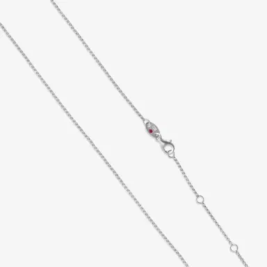 Roberto Coin Roberto Coin Pois Moi 18K White Gold Diamond Pendant Necklace by The Solist | Thumbnail 3 Roberto Coin Roberto Coin Pois Moi 18K White Gold Diamond Pendant Necklace by The Solist | Thumbnail 3