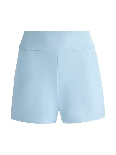 ALICE + OLIVIA Women's Donald Solid Shorts - Carolina Blue | Thumbnail 1 ALICE + OLIVIA Women's Donald Solid Shorts - Carolina Blue | Thumbnail 1